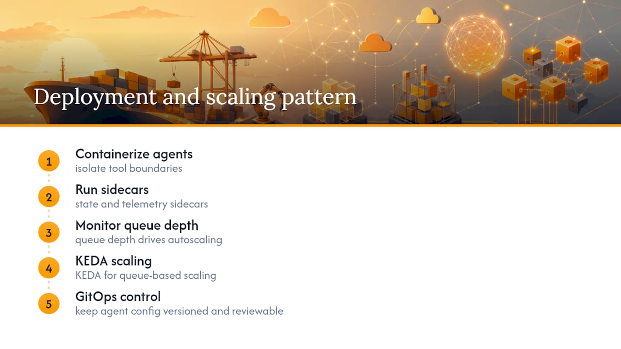 Agent deployment and scaling architecture