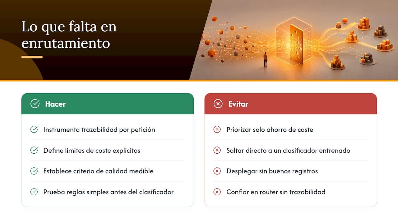 Lo que la mayoría de guías sobre enrutamiento omiten — overview diagram