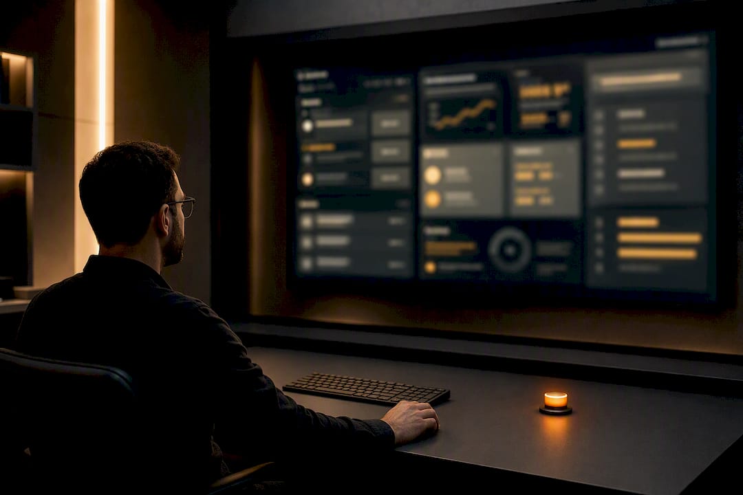Agent dashboard monitor in engineering control room