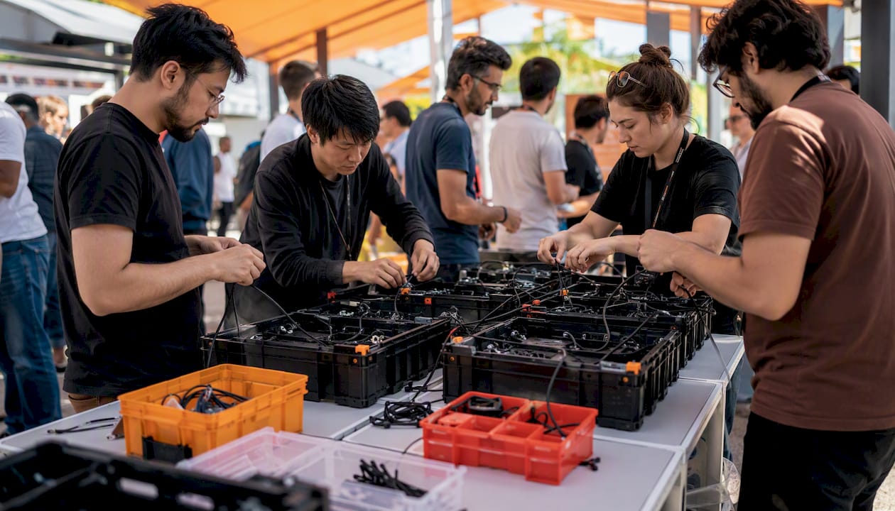 Hands wiring networked isolated agent containers