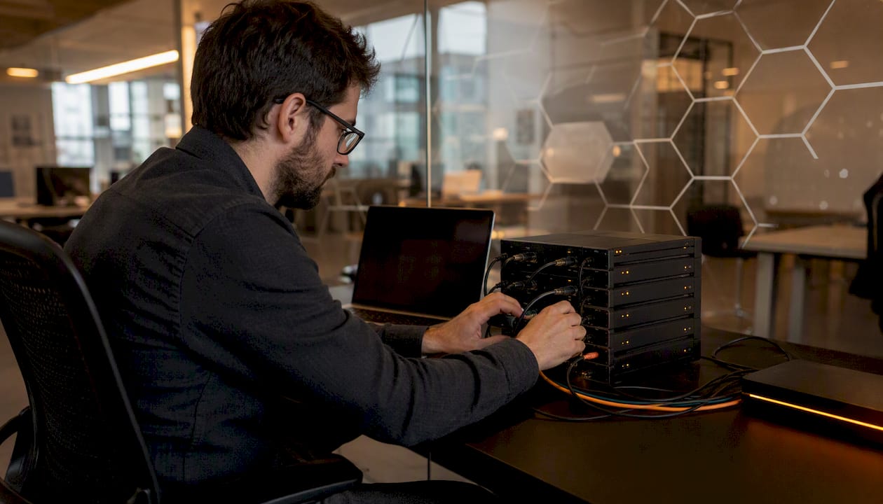 Hands configuring modular multi-agent pipeline