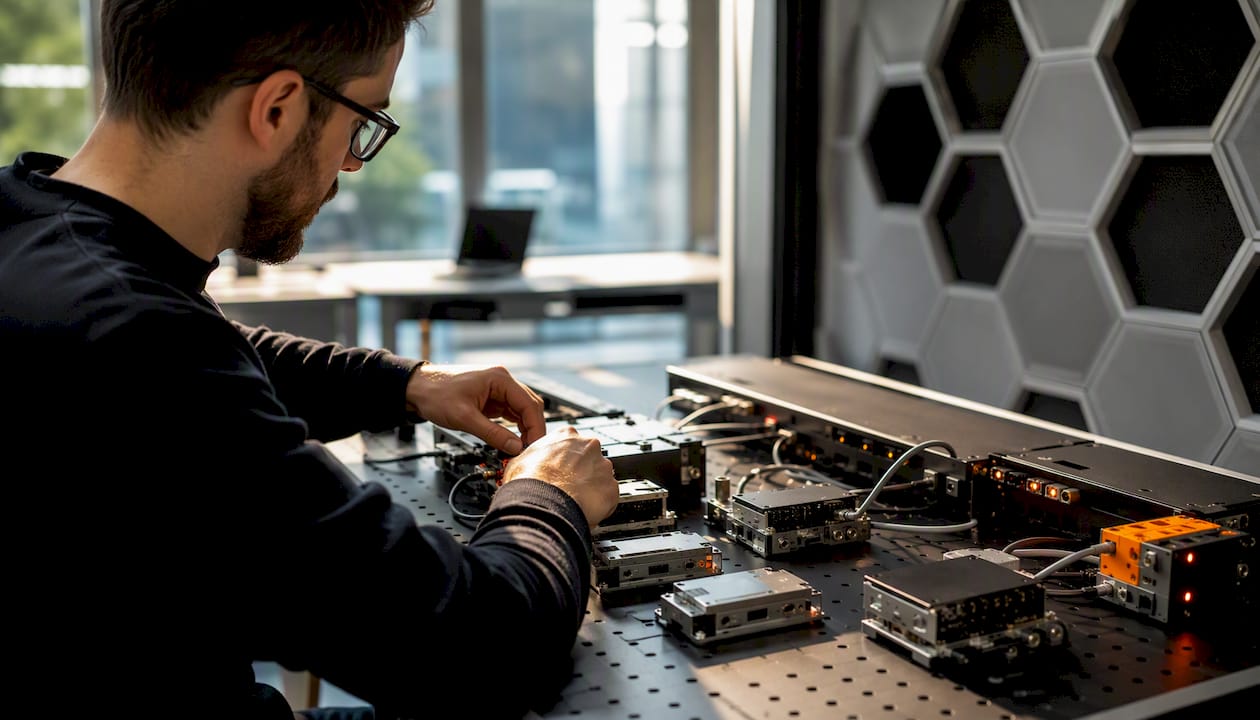 Engineer wiring modular agent containers