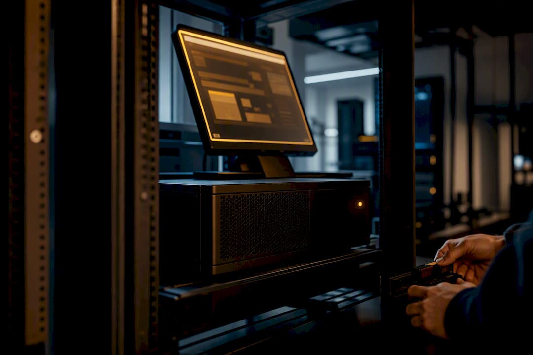 Self-hosted AI agent infrastructure in an engineering lab